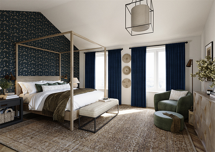 Ultra Luxe Velvet, Deep Blue - Made to Measure Curtains - Image 7